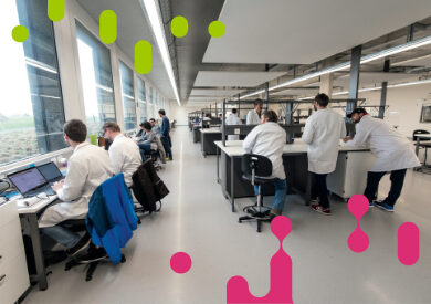 View of the StartLab laboratories