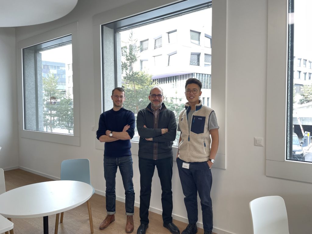 Team of Parithera with Nasri Nahas, CEO of Biopôle