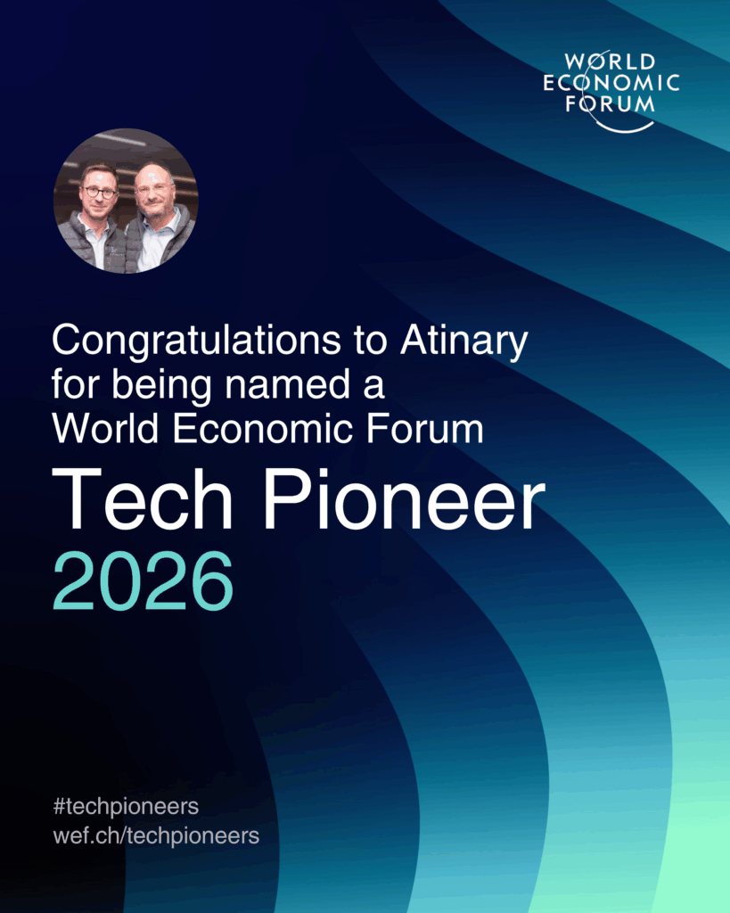 Atinary - World Economic Forum - Tech Pioneer 2026